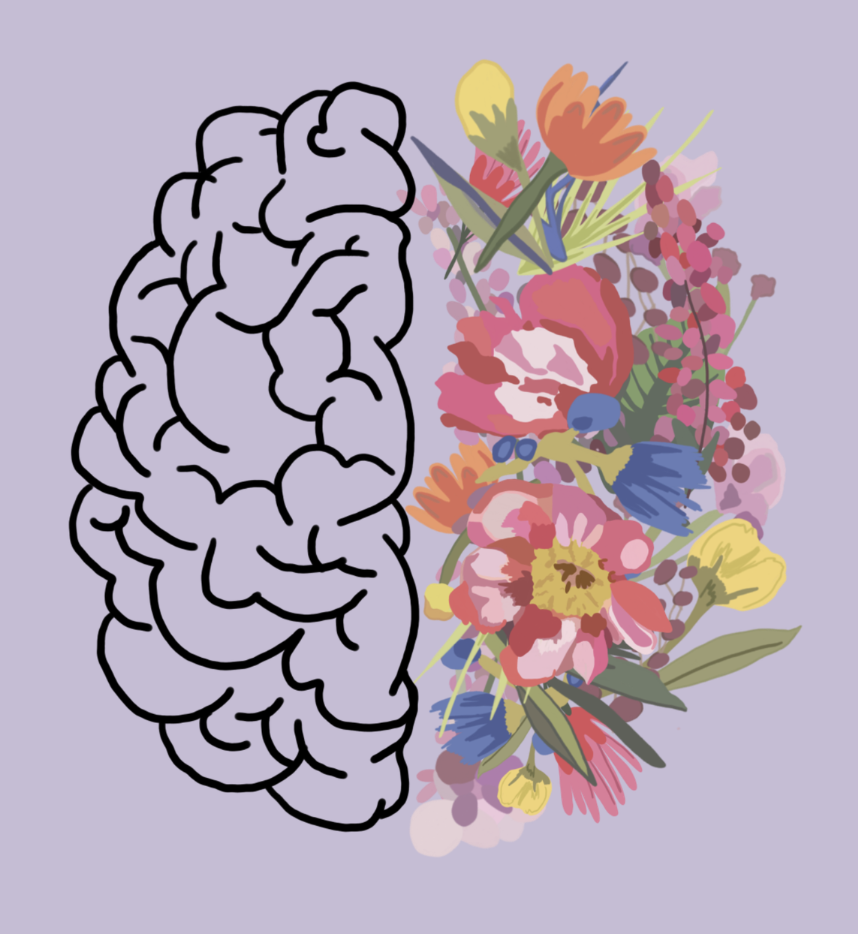 Neurodiversity brain illustration for Ben & Bo