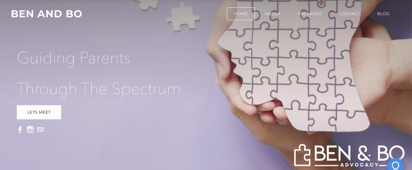 Ben & Bo Advocacy website — Guiding Parents Through The Spectrum